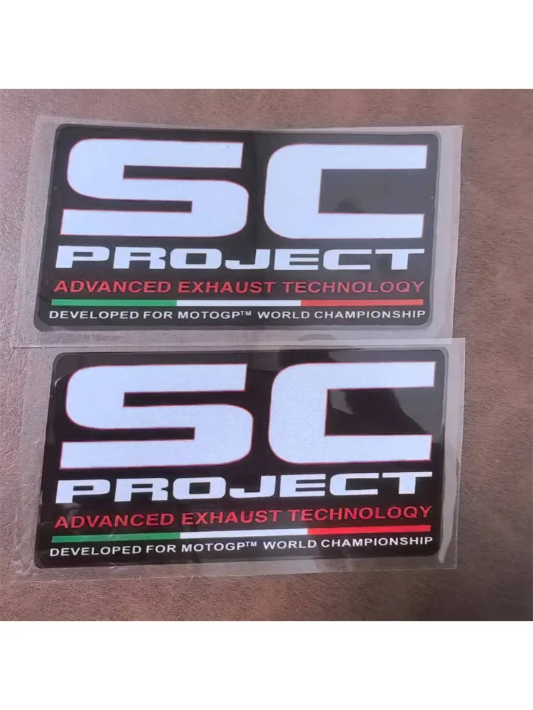 AliExpress For SC 12.4*6cm PROJECT 1PC Exhaust Heat Proof Resistant Sticker Decal Motorcycle Bike waterproof jumbo size