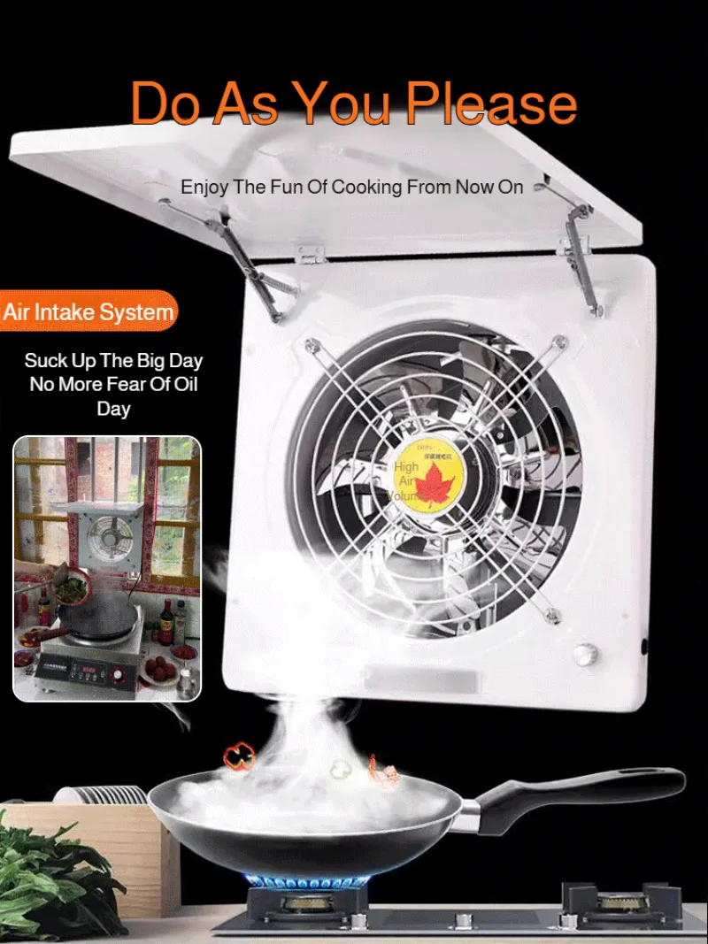 More durable exhaust fan Ventilation Fan Weak modern style Exhaust range hood Kitchen Range Hoods Kitchen exhaust fan
