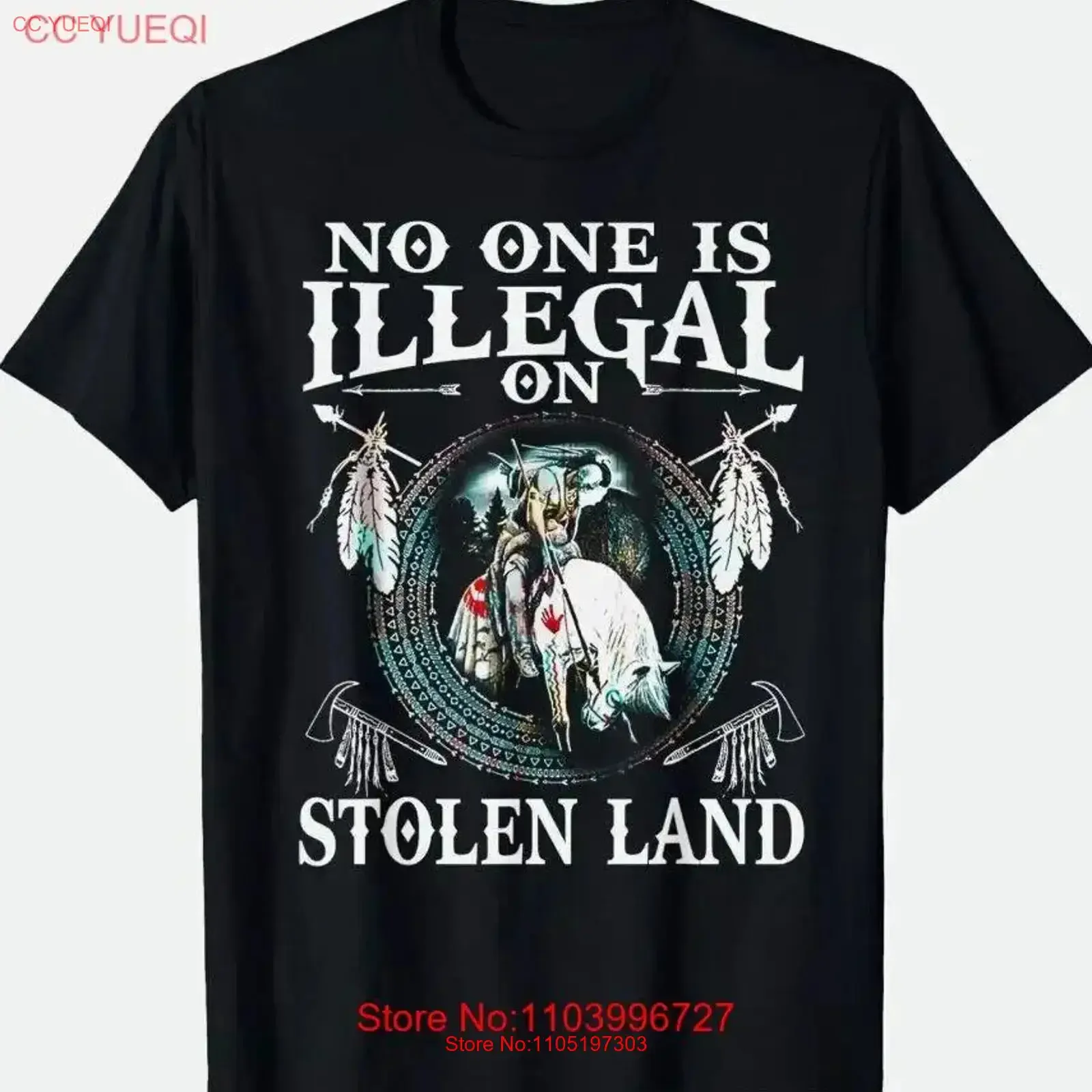 

Футболка No One Is Illegal On Stolen Land Native American, винтажная стираная универсальная дизайнерская одежда с графикой, уличная одежда унисекс