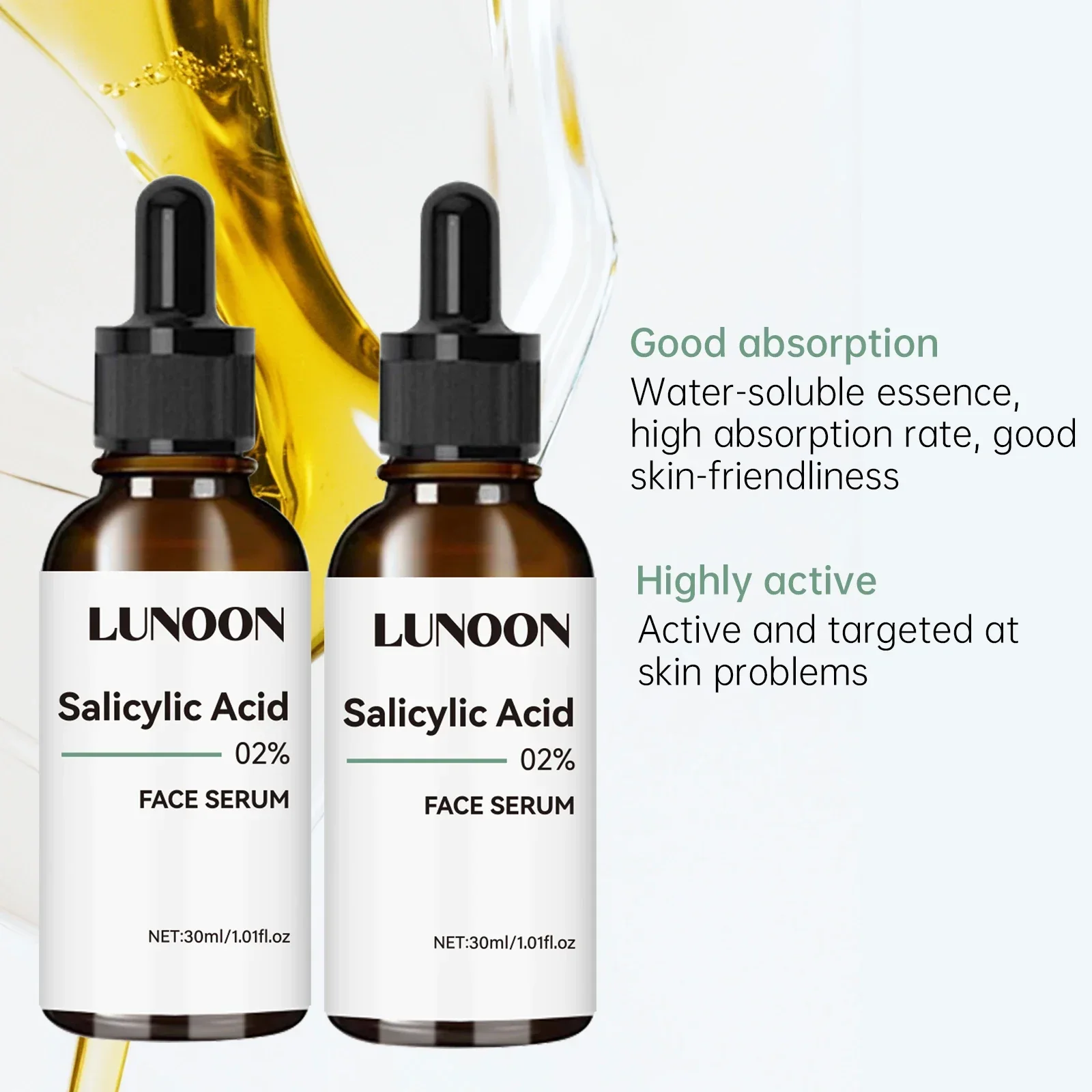 مصل تبييض الوجه، جوهر مغذي لتفتيح البشرة، يتلاشى فرط التصبغ، جميع أنواع البشرة، العناية بالبقع الداكنة والشيخوخة 30 مل