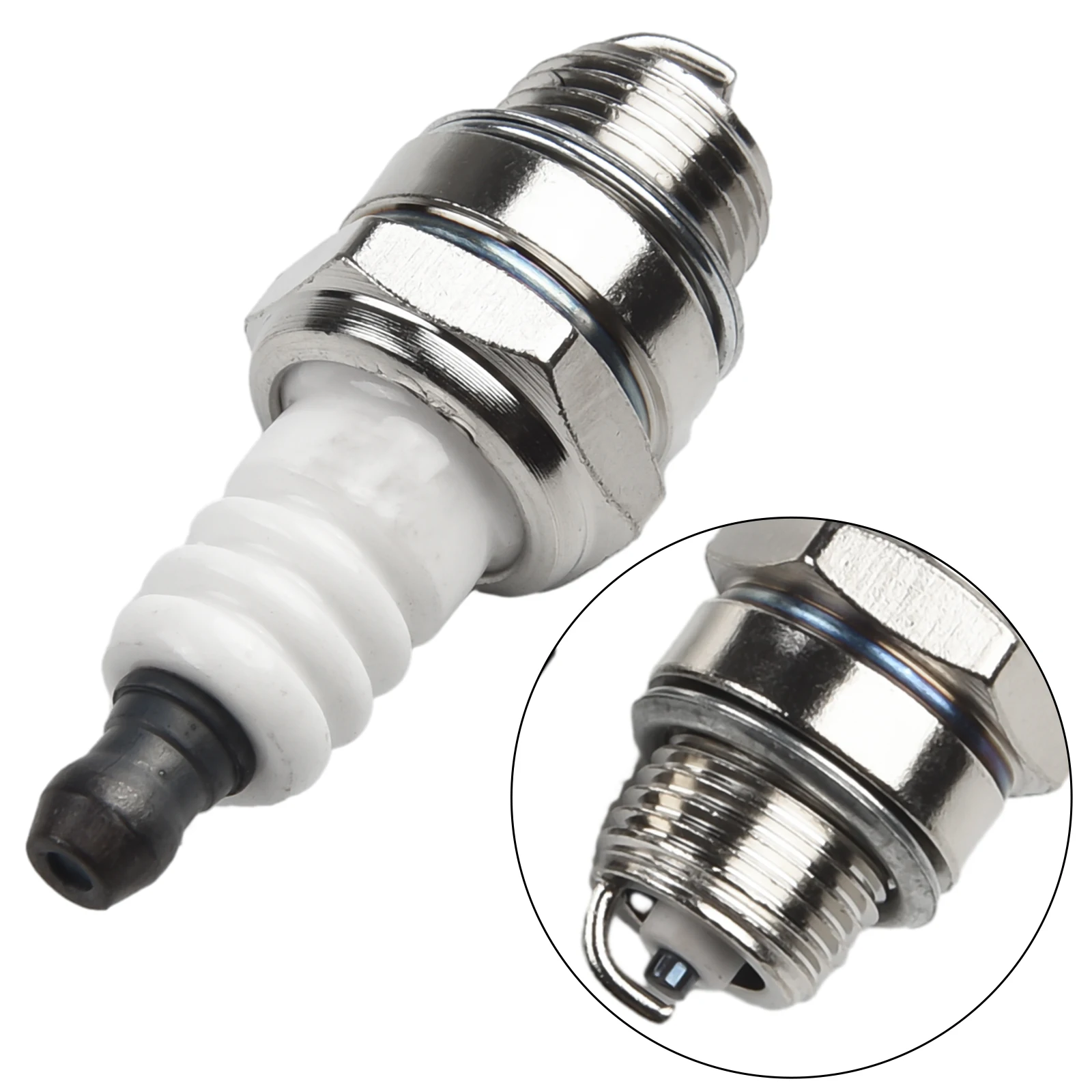 2Pcs Spark Plug For RCJ7Y Spark Plug Chainsaw Brush Cutter Summer Garden Lawn Mower Power Tool Part