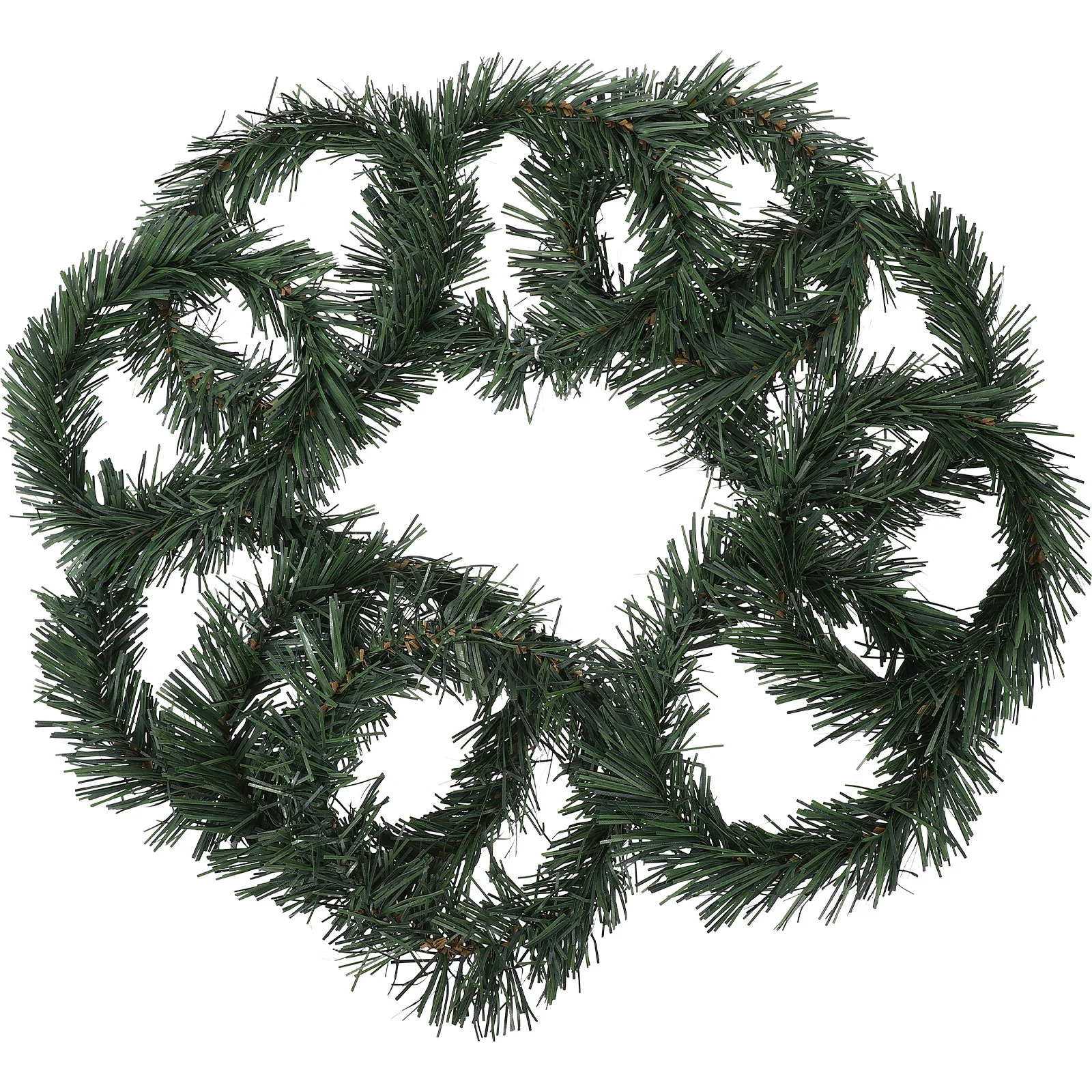 

10Pcs Christmas Wreaths Artificial Pine Rings Pillar Decor Home Decor Party Hanging Decorations Christmas Ornament