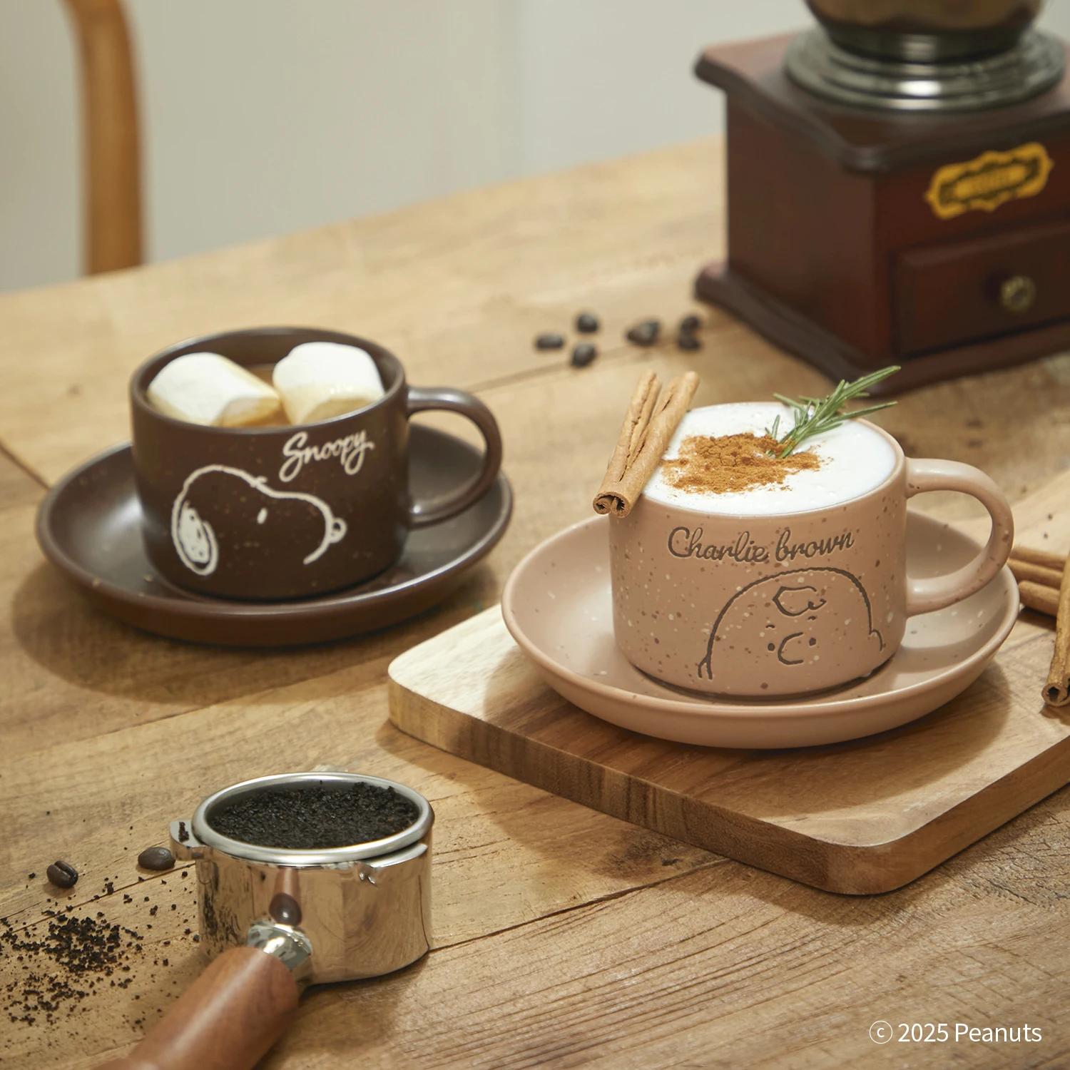 피너츠 스누피 머그&소서 2P 세트 / 머그, 캐릭터, 홈, 인테리어, 주방, 플레이트, 접시, 컵, 선물, 생일, 집들이, ...