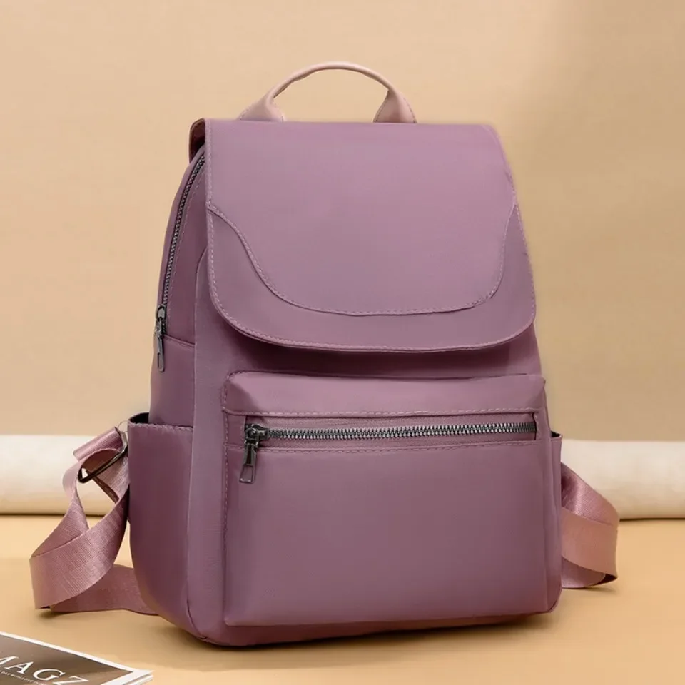 

Large Capacity Multi-function Sewing Thread Handle Backpacks Hot Sale Interior Compartment Bags for Women Softback PU Backpacks