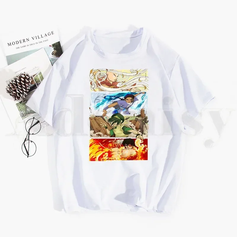 Avatar The Last Airbender Tshirts Men Fashion Summer T-shirts Tshirt Hip Hop Girl Printed Top Tees Streetwear Harajuku Funny