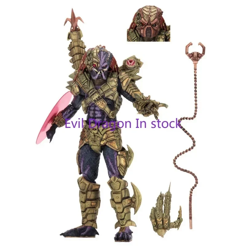 

In Stock New Alien Hunter Removable Mask Removable Wrist Shield Flexible Grappling Hook Laser Shooting Predator ActionFigureGift