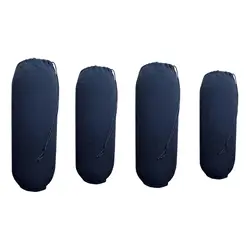 Black Boat Fender Cover Anti Collision Thicken Touch Ball Sleeve Boat Bumper Covers Sleeve for Marine Boat Yacht Mooring Sailing