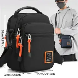 Practical Men's Bag High Quality Nylon Man Messenger Crossbody Bags Fashion Casual Small Handbag Shoulder