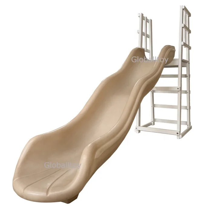 

Детская горка бежевого цвета для дома и улицы, акция Partypromote