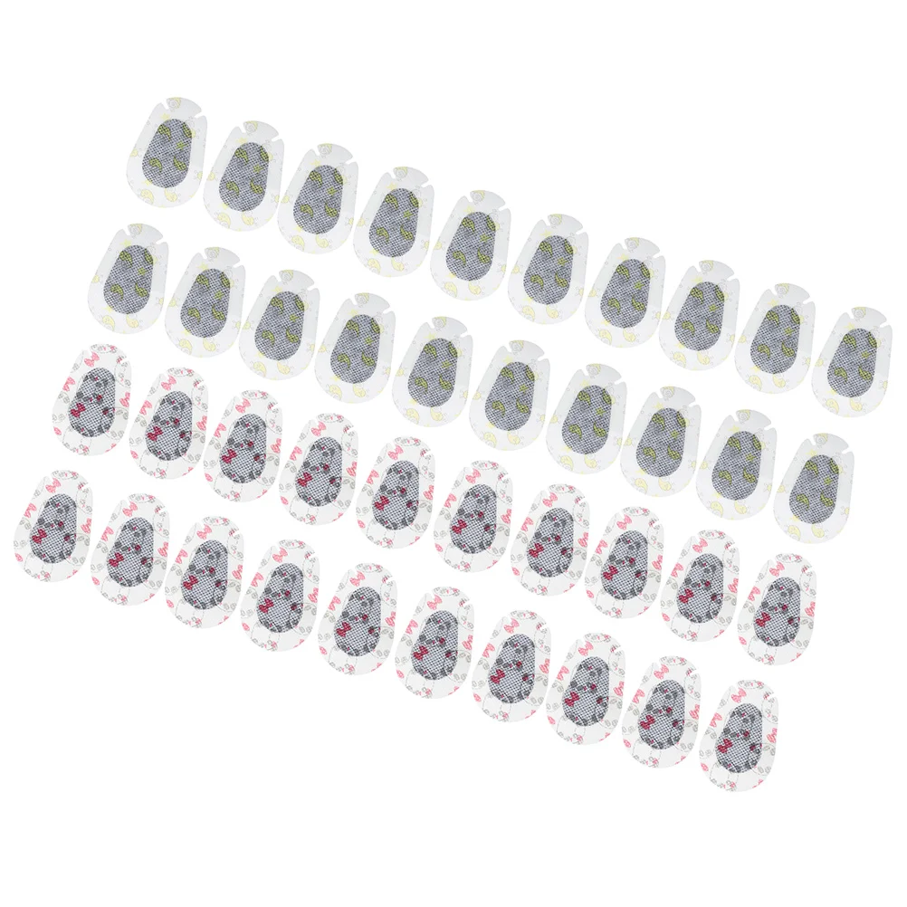 

40 Sheets Cartoon Eye Cover Stickers Soft Reusable Patches Kids Blindfold Lightweight Vision Correction Training Amblyopia