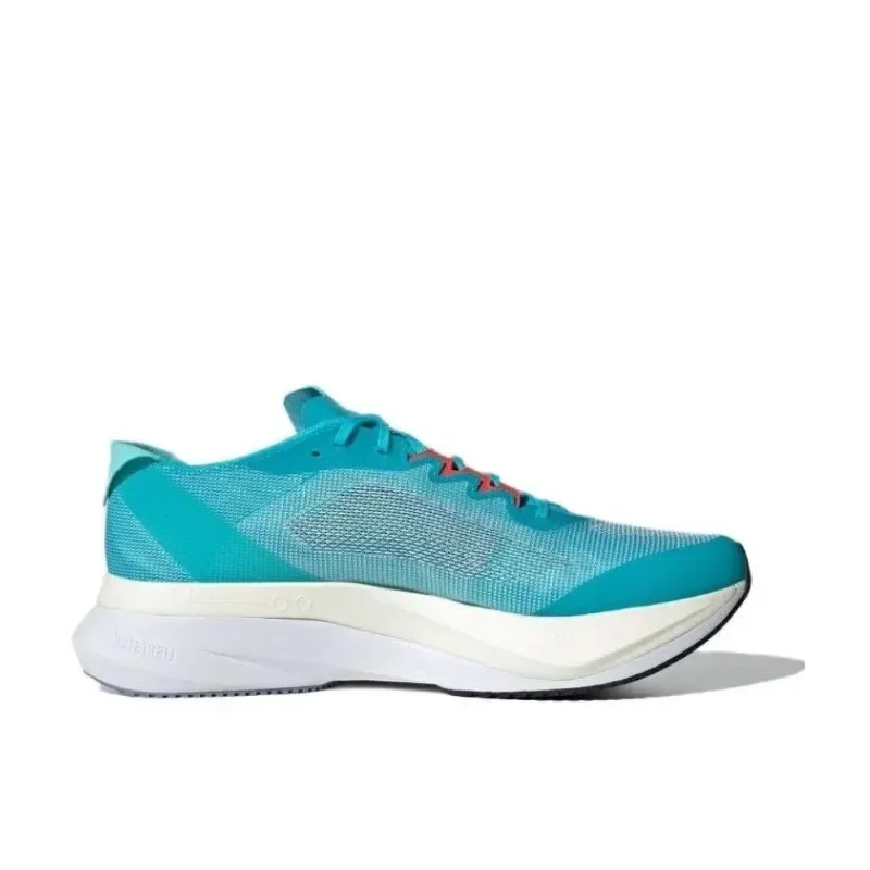 Adidas Adizero Boston 12 Lucid Cyan H03612 Hard-Wearing Breathable and Casual Comfortable