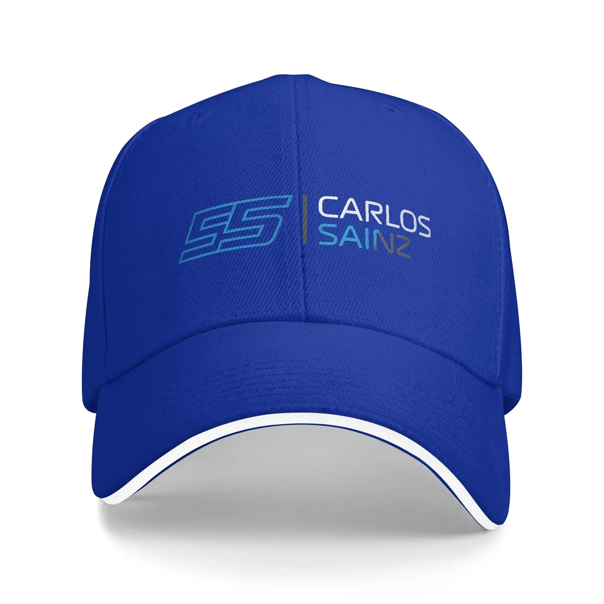 Williams Racing Team  Baseball Cap Casual Carlos Sainz Sandwich Caps Unisex Style Polyester Caps Hat Outdoor