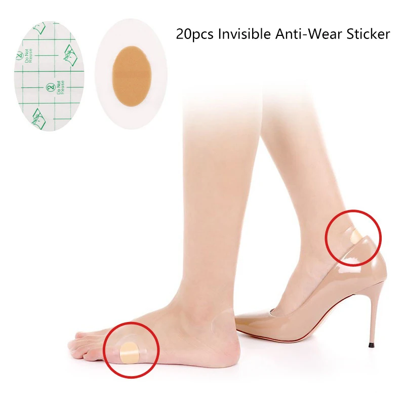 

Gel Heel Protectors Shoes Sticker Soft Hydrocolloid Foot Patches Adhesive Blister Pads Heel Liner Pain Relief Plaster Feet Care