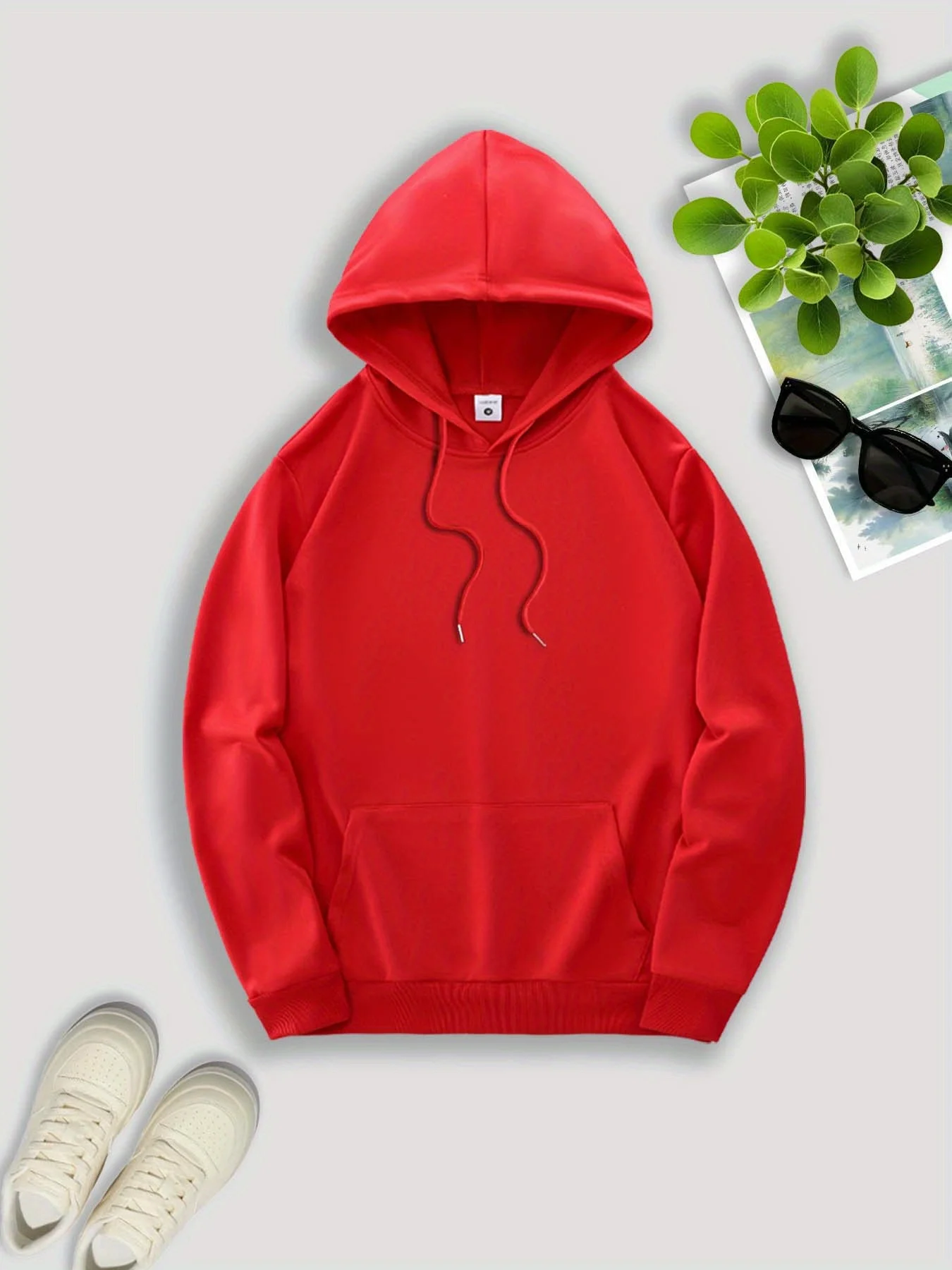 Herren Sport Hip-Hop Hoodie mit Skelett-Last-Supper-Rückendruck, Streetwear, lockerer Fleece-Pullover, lässiges Herren-Outfit – Detail 11