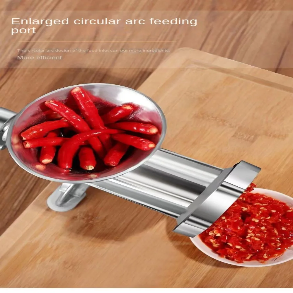 Adjustable Meat Mincer Grinder Heavy Duty Hand Operated Noodles Grinder Manual Aluminum Alloy Pressing Sausage Milling - Image 3