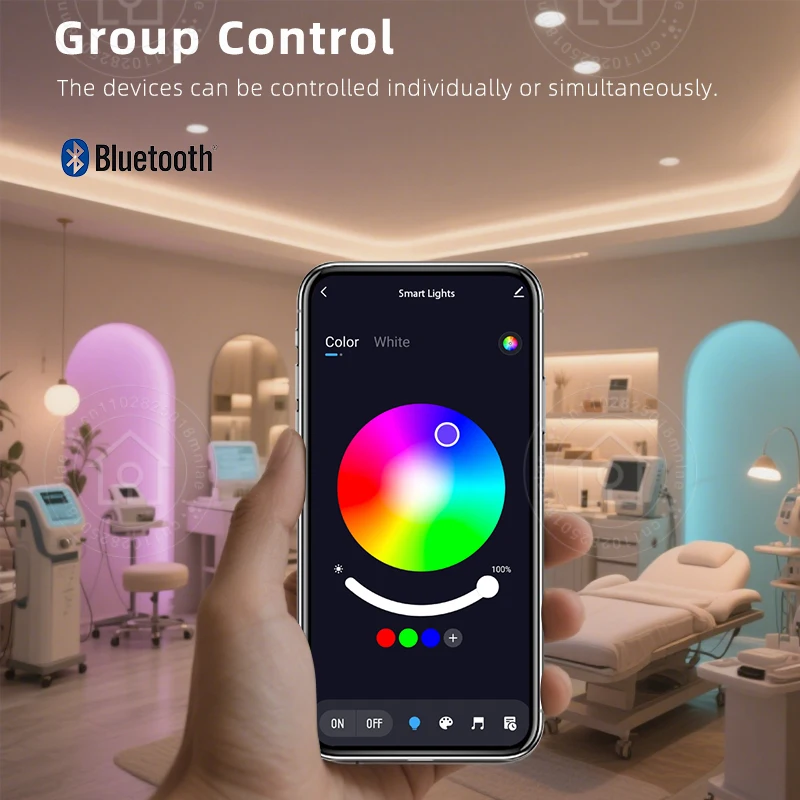 GU10 Bluetooth Лампа Tuya Smart Bulb RGB 220V Светодиодные лампы Smart Led Bulb APP Control Lamp 5 7 9 Вт с регулируемой яркостью для комнаты Домашний декор