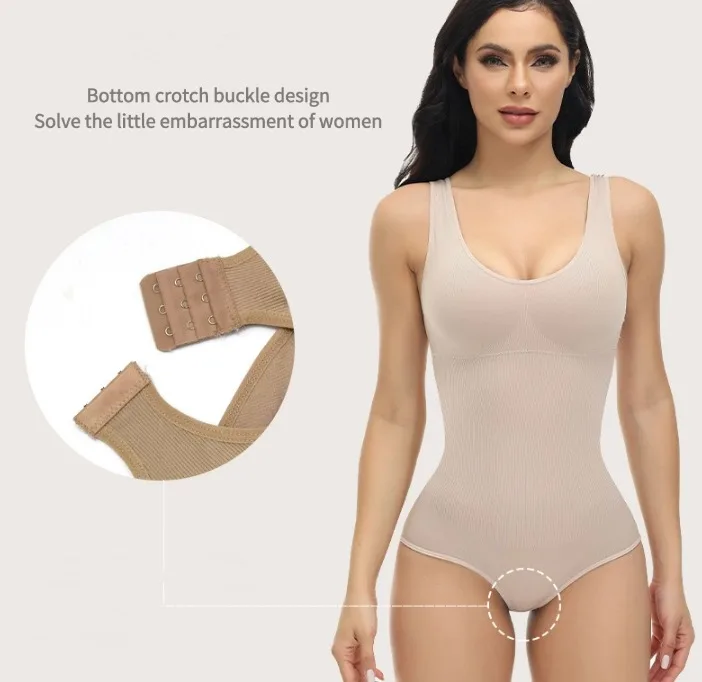 ملابس داخلية نسائية بدون خياطة من قطعة واحدة، مشد ملابس داخلية لشد الخصر وتشكيل الجسم