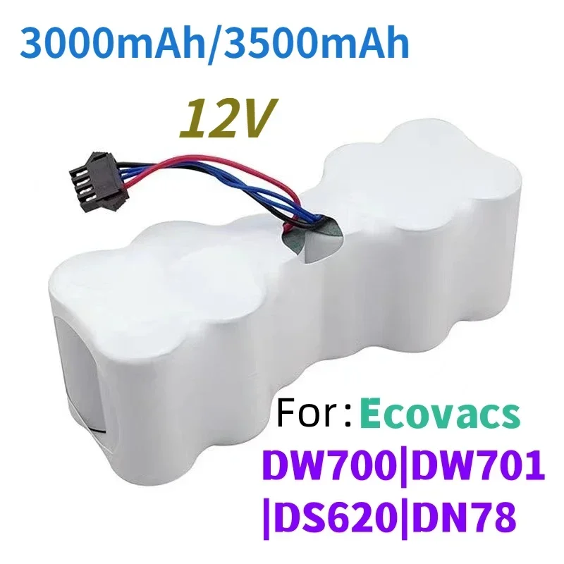 

New Applicable to Ecovacs DW700 sweeping robot accessories, battery Miaomiao DW701, DS620 original sweeping machine 12V 3500mAh