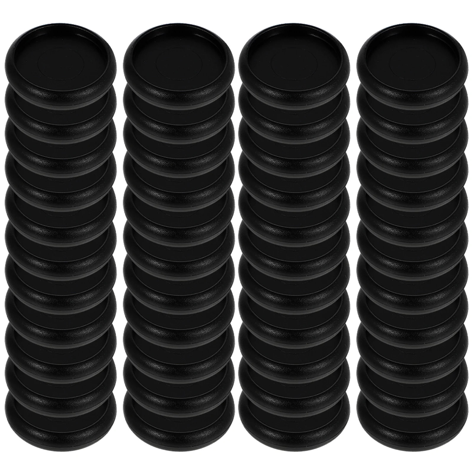 44 Pcs Binder Buckle Binding Buckles Plastic Rings Notepads Expand Adhesive Round Disc Abs Office Card