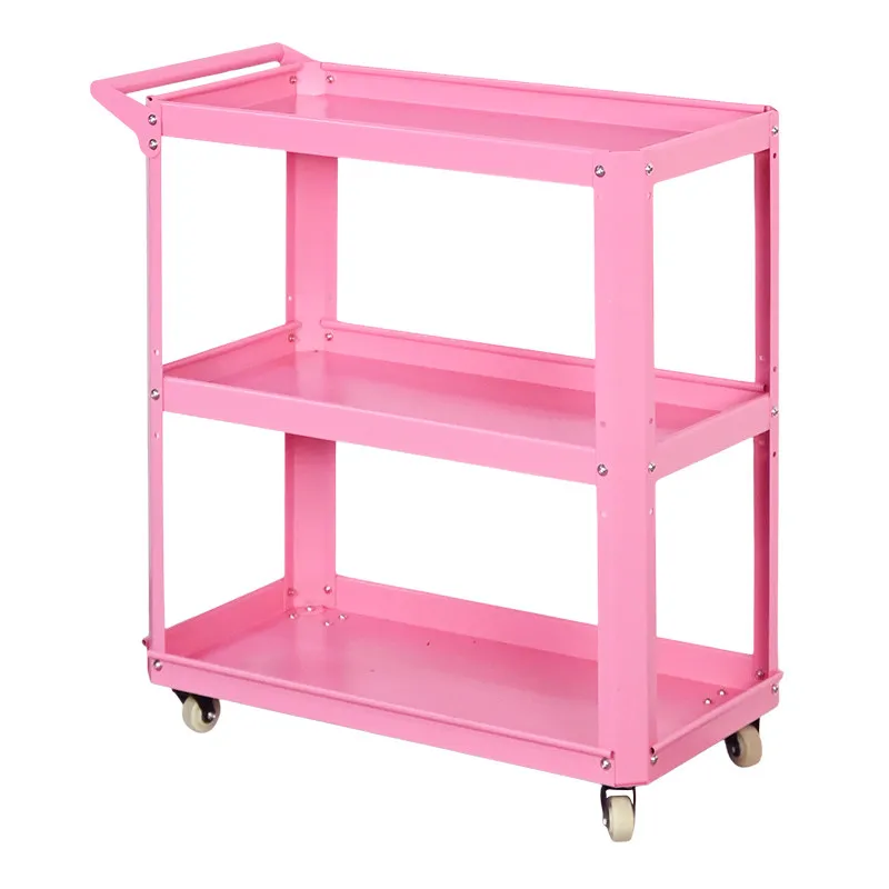 Cart Shelf Cafe Bar Green Plant Florist Removable Tool Shelf Flower Pot Rack Household Cart