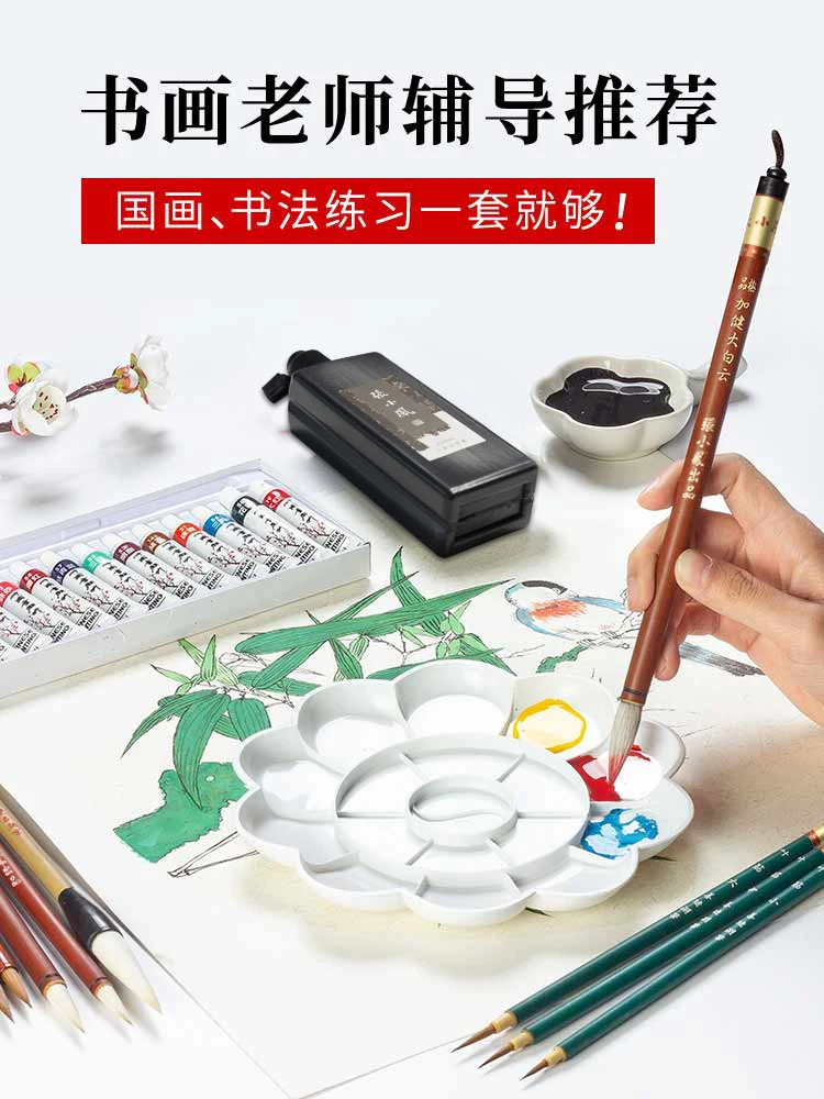 Chinese Painting Brush Set for Beginners Professional Level Ink Painting Freehand Brushwork