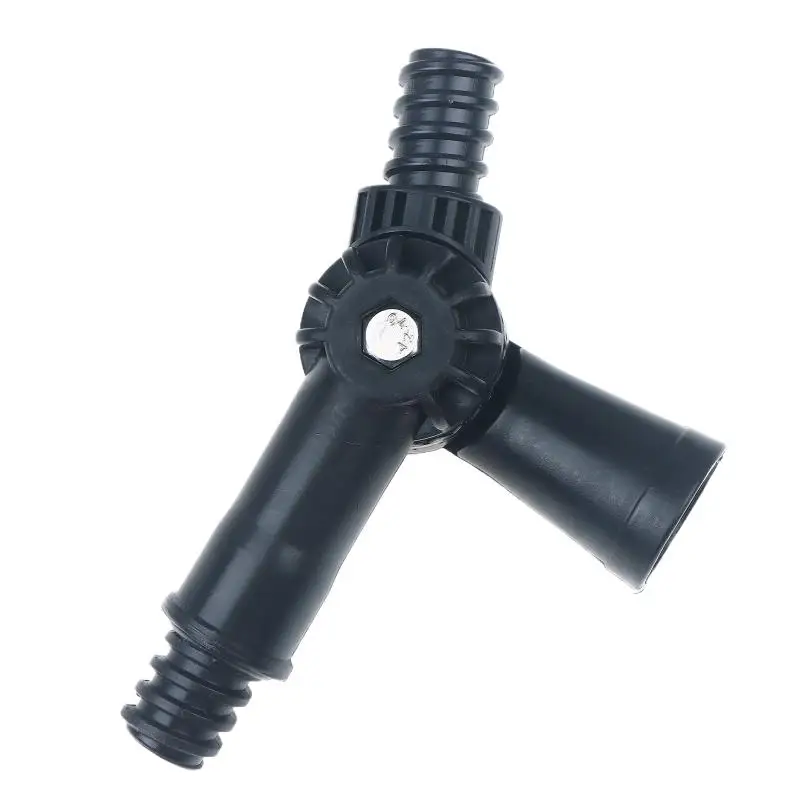 Adaptador de ángulo con 3 brazos para poste de extensión, accesorio, punta de bisagra, dispositivo ajustable de dirección con punta de rosca estándar de Alemania