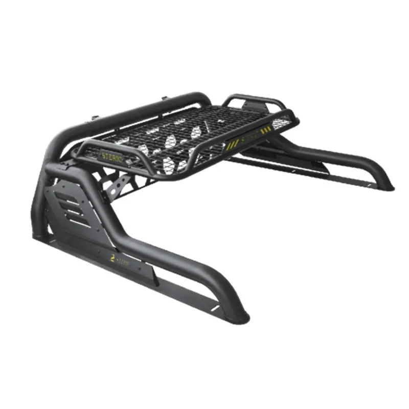 

New 4x4 Accessories for Navara Frontier 2007-2014 Sports Bar Roll Cage in Black Compatible with Hilux and F150 Models