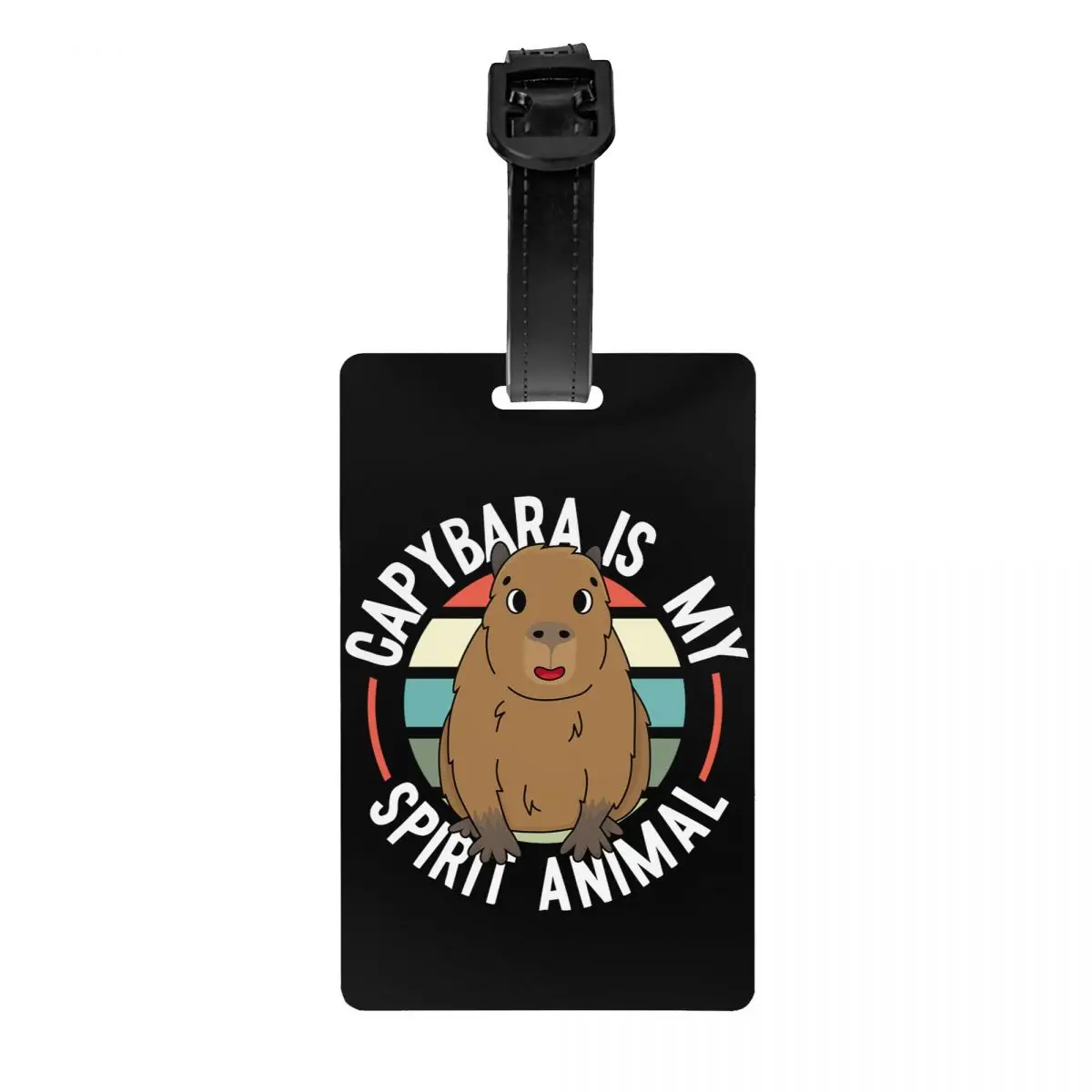 Capivara É Meu Espírito Animal Etiqueta Da Bagagem, Capa De Privacidade, Nome, Cartão De Identificação, Malas, Personalizado