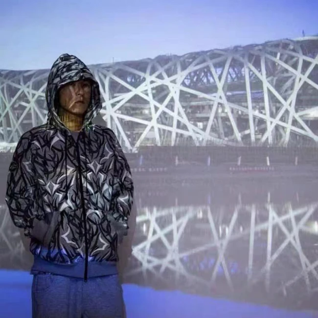 

ay Thorn Couple Sve Cap Jaet Zipper Closure Long Sve Cotton Youth Faion Spring Season Loose Fit Outerwear Jaet