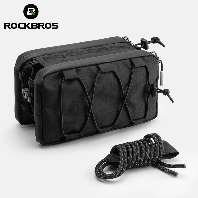 ROCKBROS Bike Bag Top Tube Bag Floating Installation Method Cycling Saddlebags Bicycle Pannier Bag Large Capacity Equipment