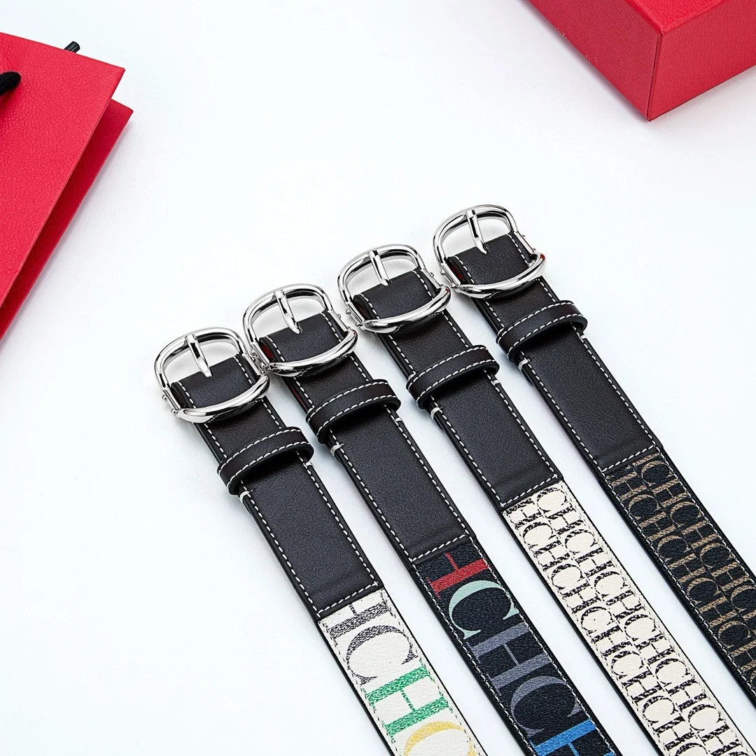 Letter Print Leather Belt Classic Versatile Retro Decorative Waist Strap Gift Box Set For Women Jeans Dress Cinturon Mujer