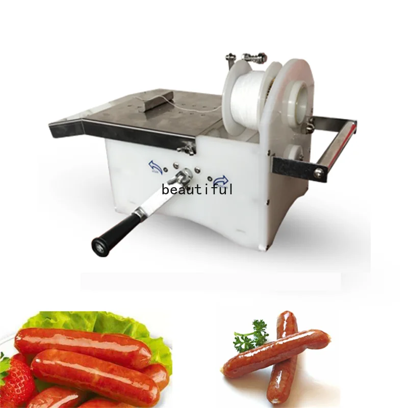 Food Grade Material Portable Manual Sausage Twisting Machine Sausage Knotting Tying Binding Linker