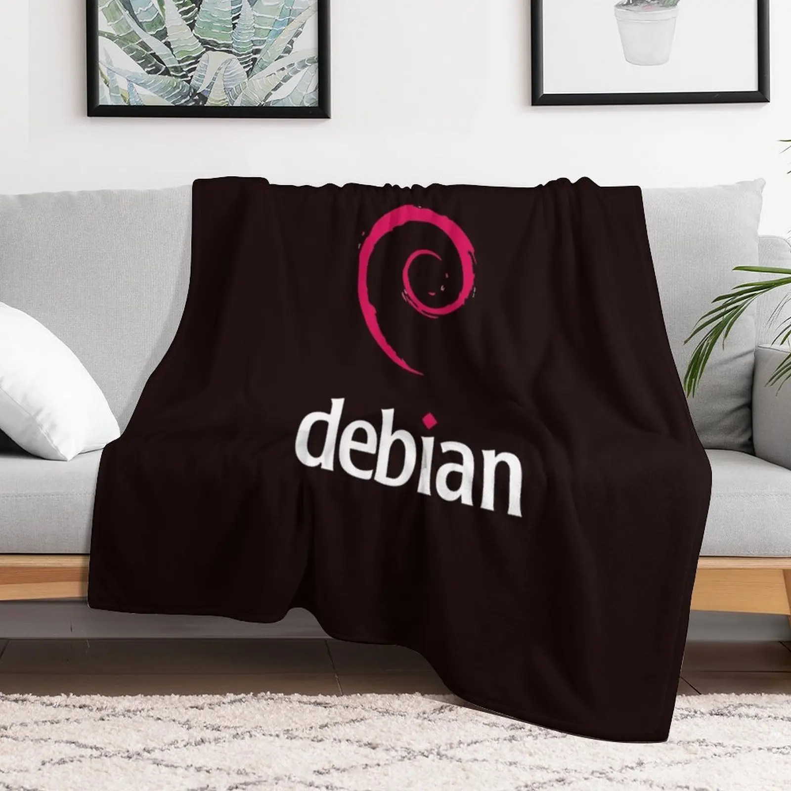 Debian Essential T-Shirt Throw Blanket Blankets For Baby Sleeping Bag christmas decoration Decorative Sofa Blankets