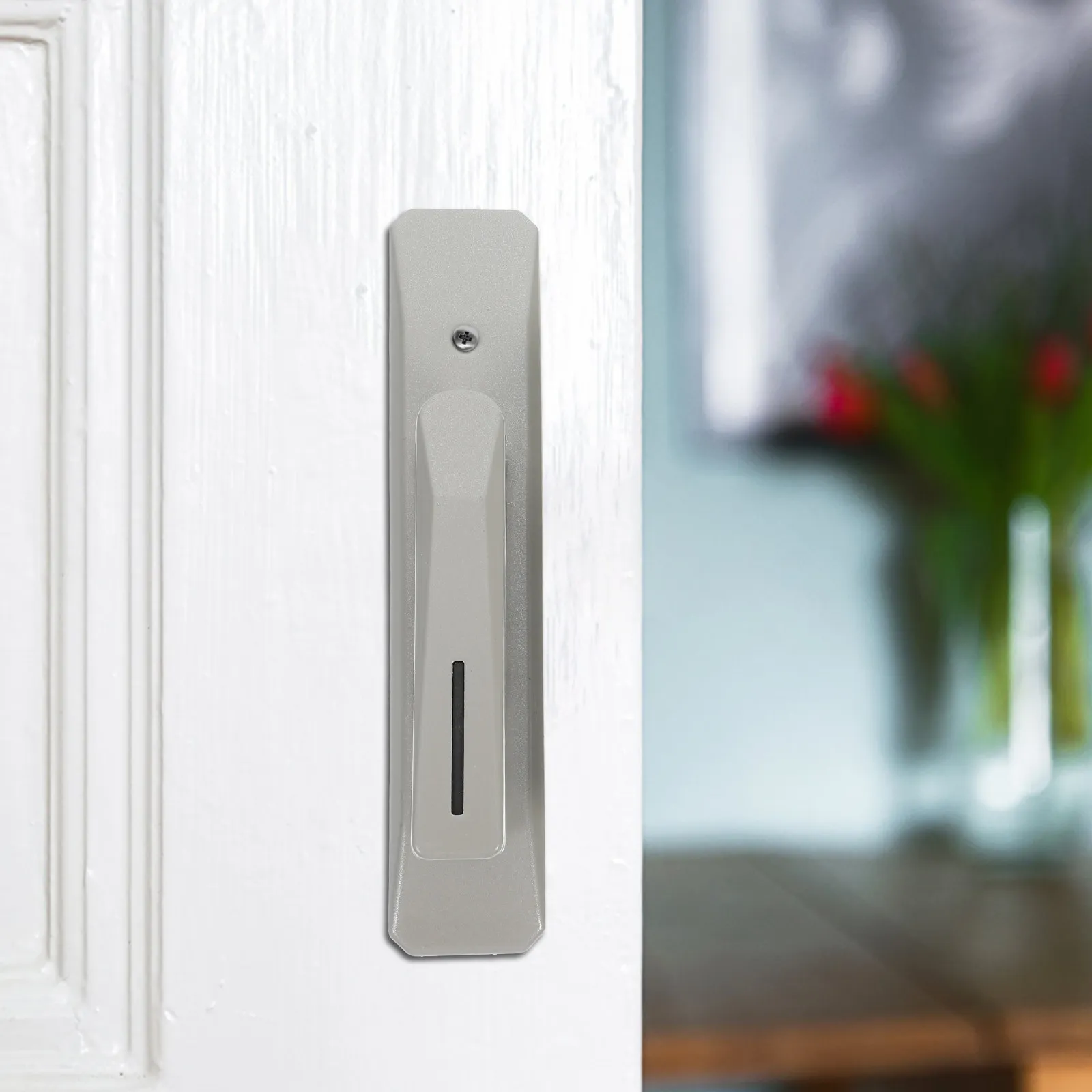 Keyless Bathroom Door Lock Handle Black Privacy Lever Reversible Square Interior Door Lock Rose Gold Finish Gate Latches