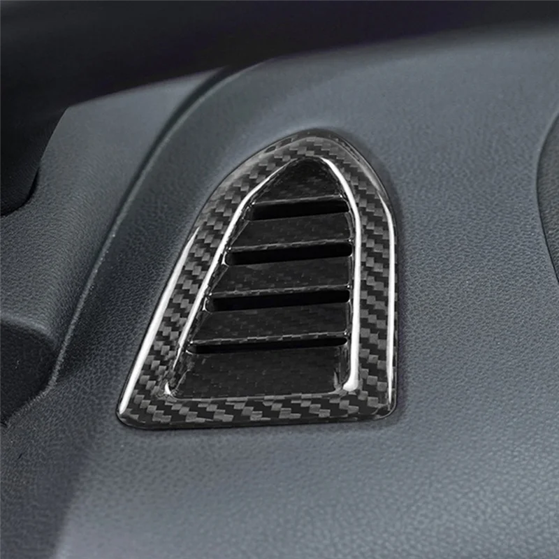 

A77Q-Real Hard Carbon Fiber Sticker For Subaru WRX/ WRX STI 2022 2023 Car Dashboard Side Air Vent Frame Interior Trim