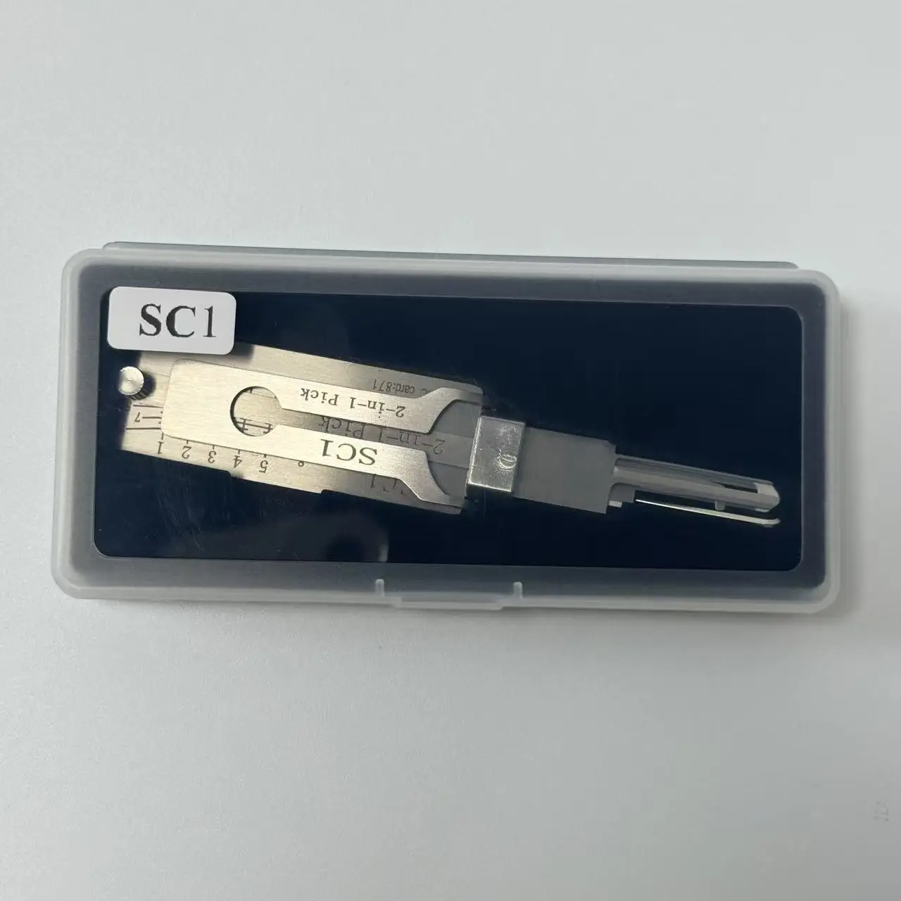 LISHI stijl 2 IN 1 SC4 SC1 KW5 KW1 KW1-L KW5-L SC1-L M1MS2 sleuteldecoderings- en -pickingtool voor autosleutels
