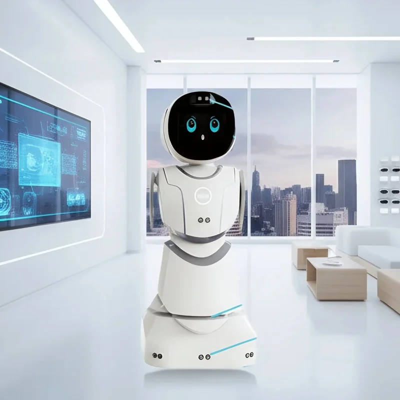 Library Intelligent Guide Robot AI Educational Service Robot with Book Search and Information Inquiry School