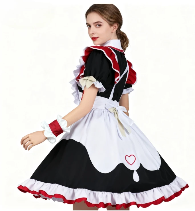 لعبة المحتاجة فتاة جرعة زائدة Kangel أزياء تنكرية جديدة تؤكد بشكل كبير على الرسوم المتحركة التأثيرية المطر Happy Wnd World Maid مجموعة كاملة