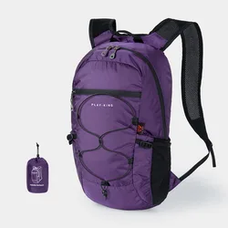 2024 Purple Ultra Lightweight Foldable Backpack for Men Women Waterproof Large Capacity Outdoor Leisure Travel Hiking Backpack