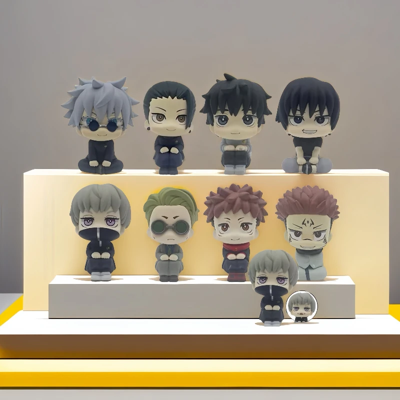 

Anime Look Up Jujutsu Kaisen Satoru Gojo Geto Suguru Nanami Kento Fushiguro Megumi Figure PVC Model Statue 10cm Christmas Gift