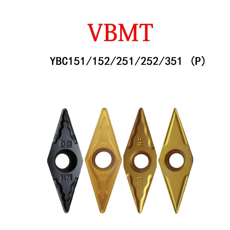 

VBMT 160408 160404 Carbide Inserts VBMT11 VBMT16 VBMT110202 VBMT110204 VBMT160404 VBMT160408 YBC152 YBC251 CNC Lathe Turning