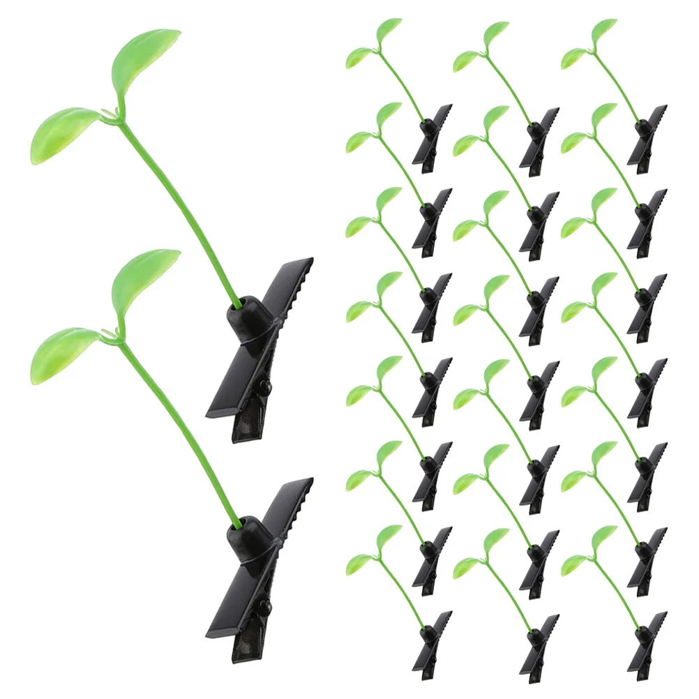 

70Pcs Mini Sprout Hair Clips Cute Small Claw Clips for Adorable Grass Hairpins Portable Lightweight Hair Ornaments for Any