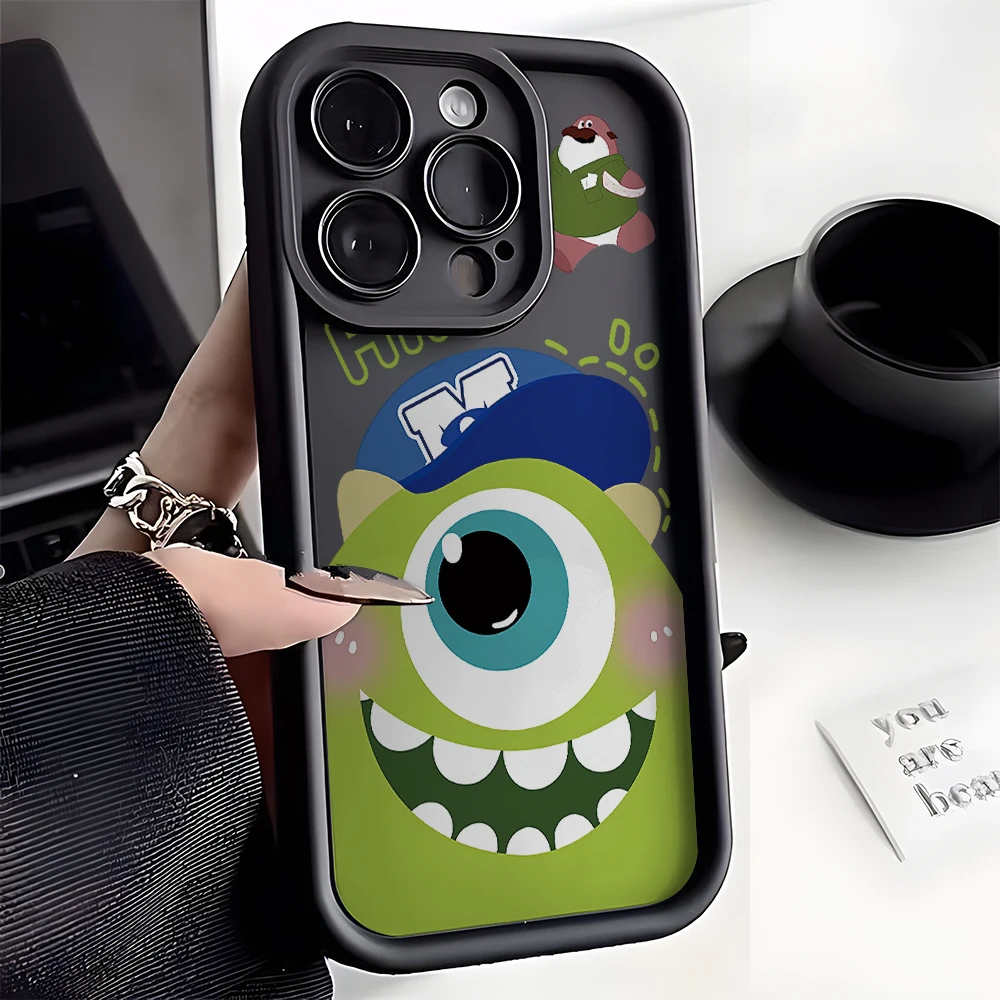 Monsters University Phone Case for Huawei P50 P40 P30 P20 Mate 40 30 20 Nova 10 9 7 Y70 Pro Plus Soft TPU Ladder Lens Cover