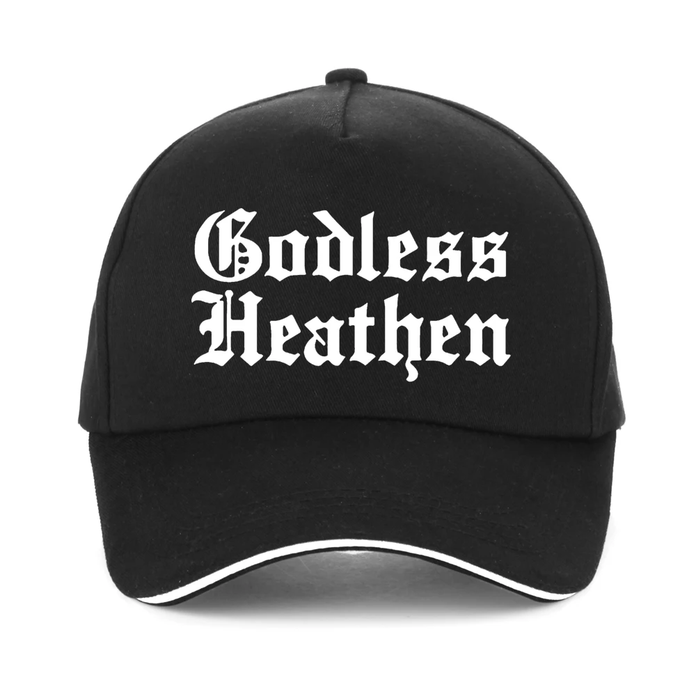 

Godless Heathen Funny Summer Baseball Cap for Men Women Letters Dad Hat Hip Hop casual Caps