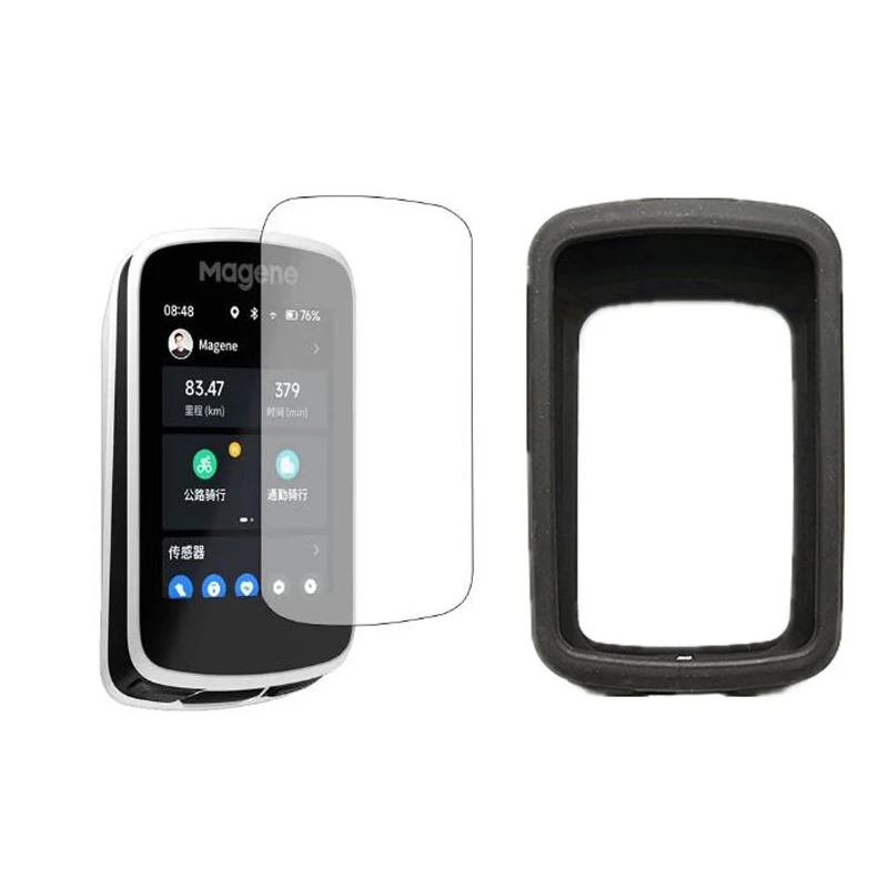 Silicone Soft Edge Cover para Magene, estojo protetor de tela, bicicleta, computador, pele de bicicleta, acessórios de ciclismo, C606