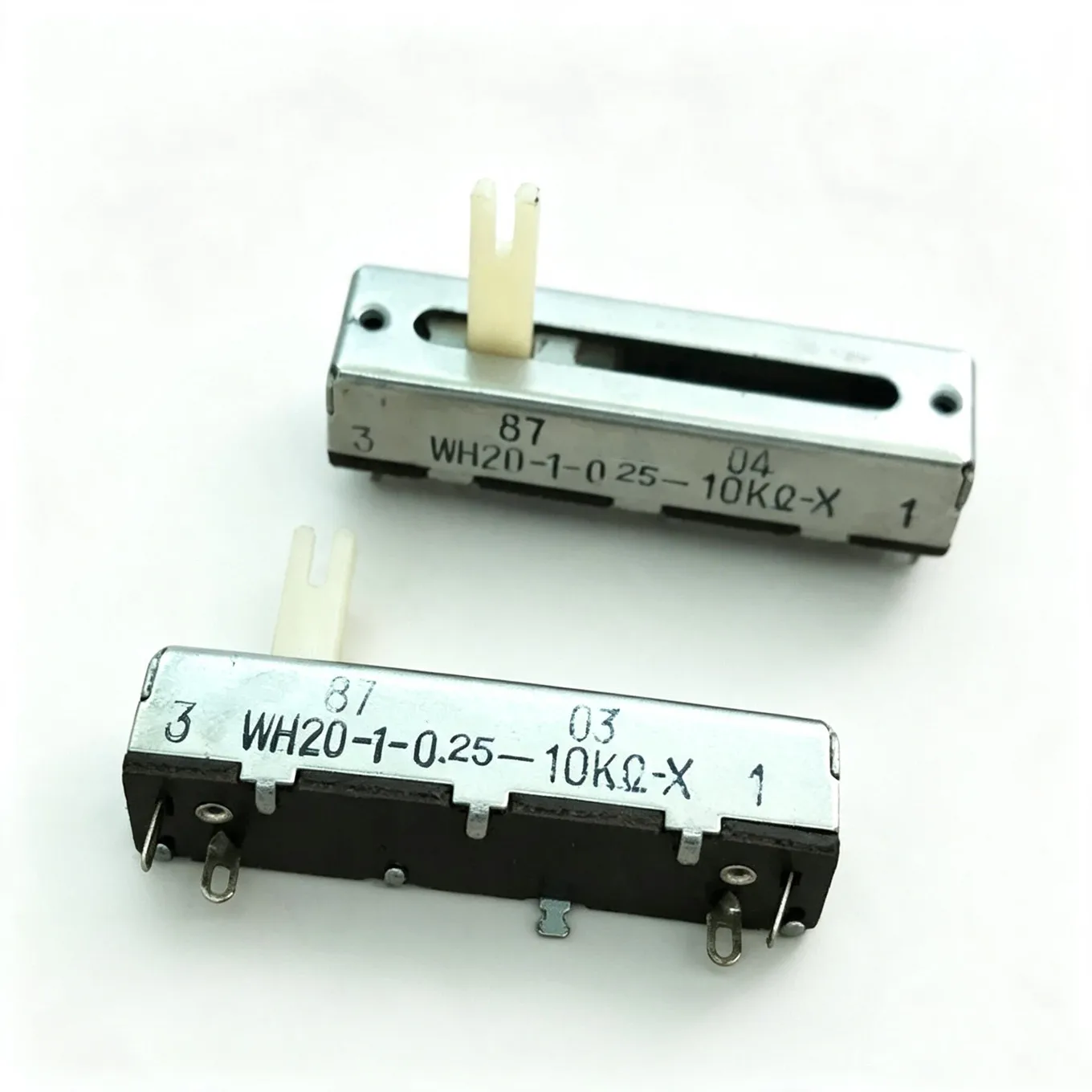 Original New 100% WH20-1-0.25-10K 5CM Sliding Pusher Single Potentiometer 10KX 10KA Handle Length 16MM (SWITCH)