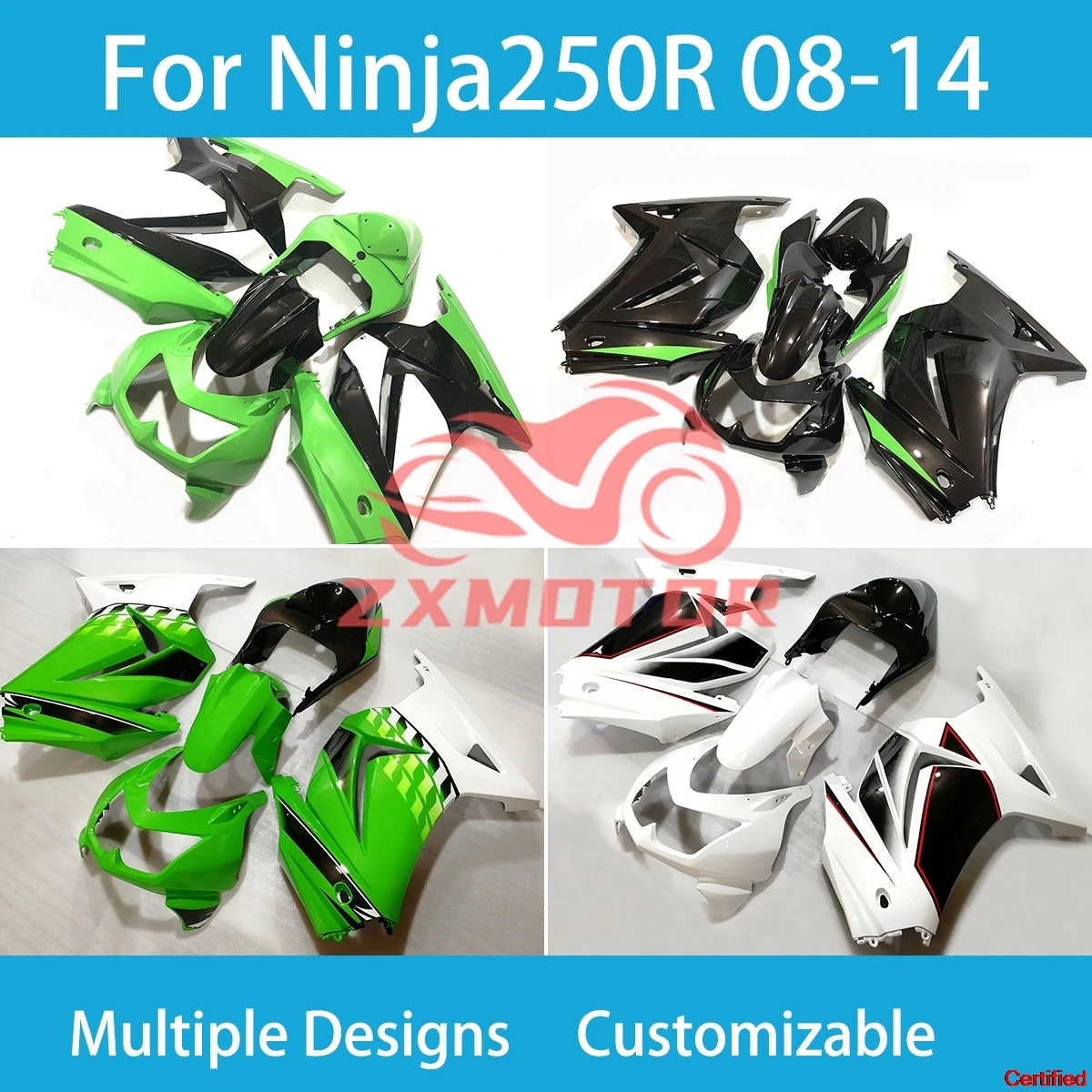 New Cool Fairing Kit for Kawasaki ZX250R 08 09 10 11 12 13 14 15 16 Bodywork Fairings Ninja 250R 2008-2011 2012 2013 2014