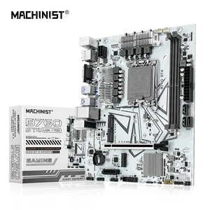Machinist-Motherboard, B760, GT4, DDR4, LGA 1700, Intel Core i3, i5, i9, 12, 13th, central processor, double channel memory 8 Main Sales LGA Plate 1700 - №2