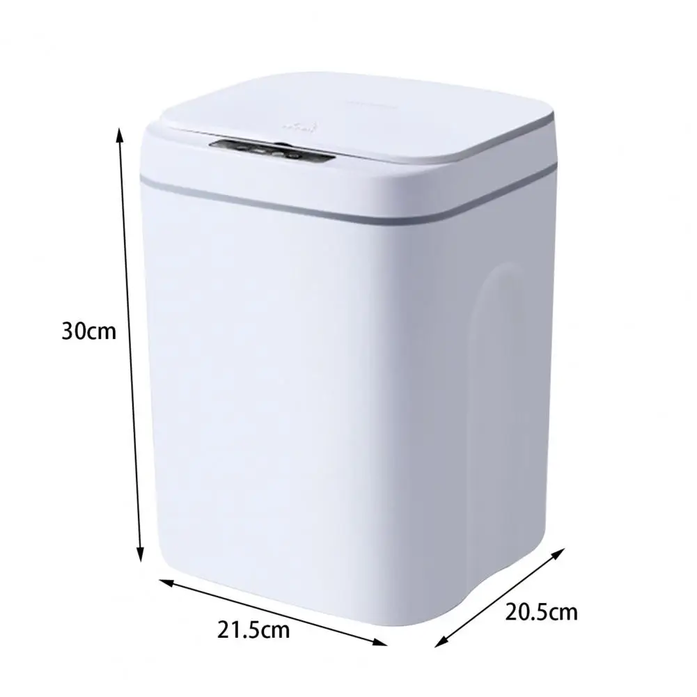 14L Smart Trash Can Automatic Induction 3 Modes LED Light Quick Opening Touch Control High Capacity Smart Garbage Can Kitchen Su