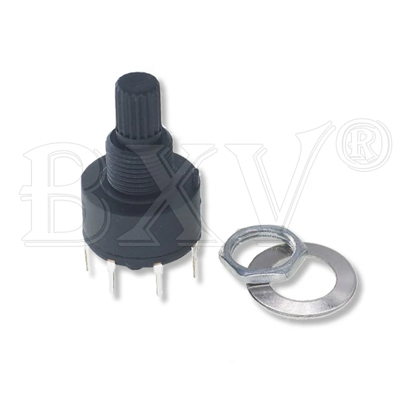 Band Switch RS16 16MM Plastic Rotary Switch RS16 1 Pole 5 6 8 Position 2 Pole 3 Position 2 Pole 4 Handle Length 15MM New